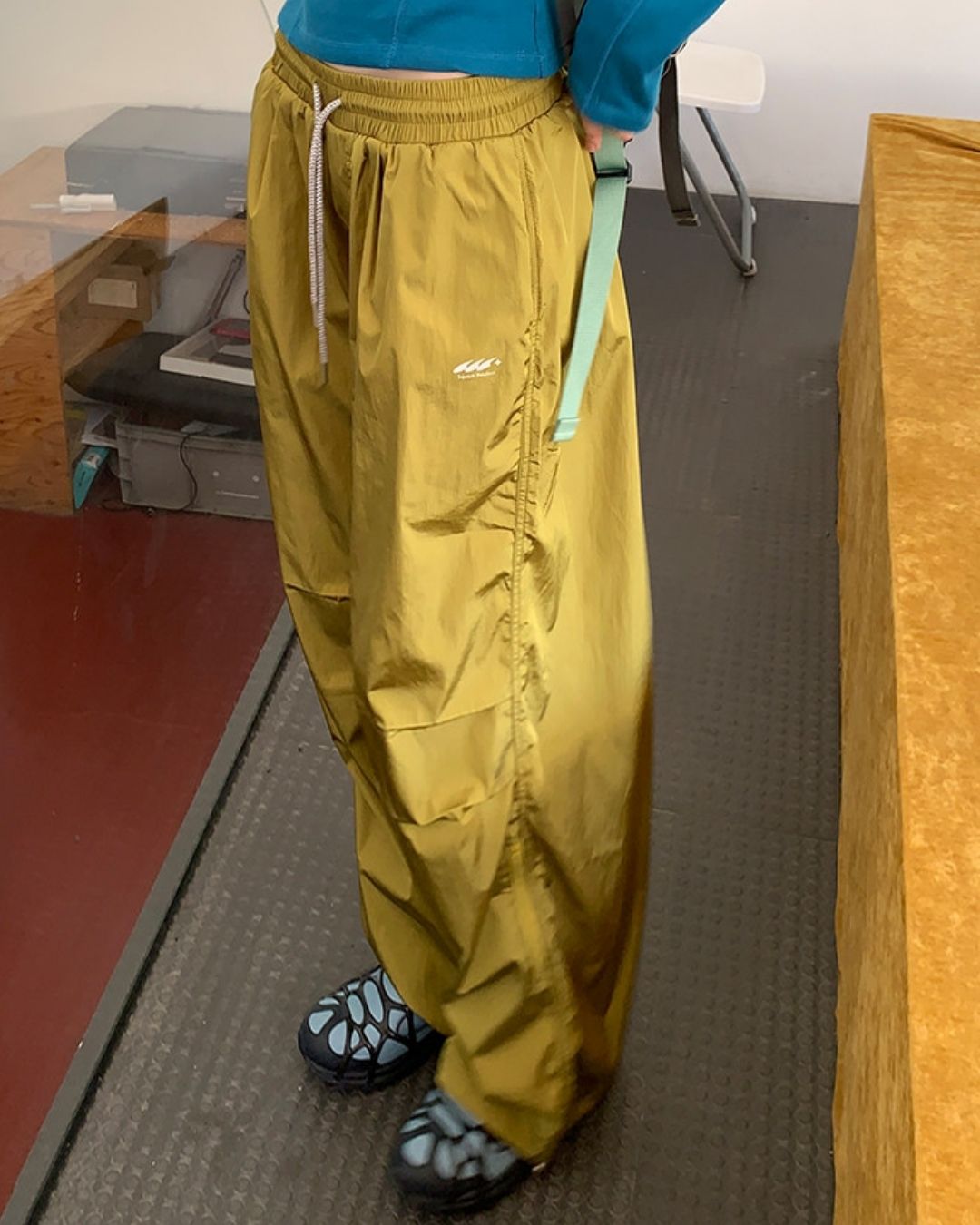 Drawcord Hem Outdoor Pants　PT041