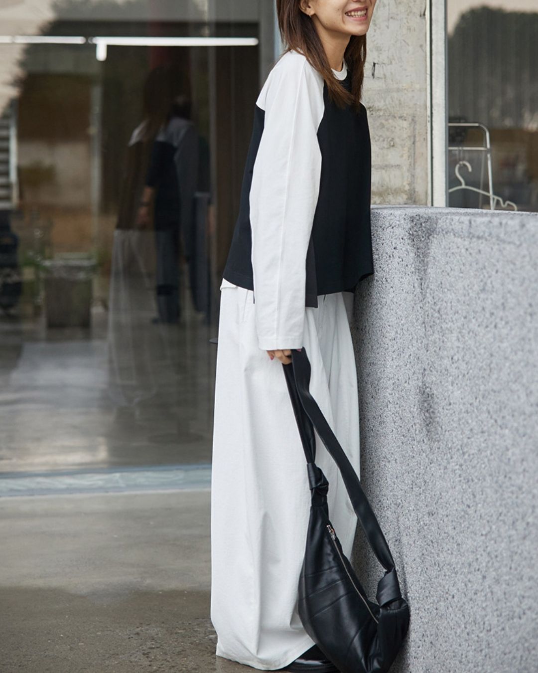Relaxed Drape Pants　PT046