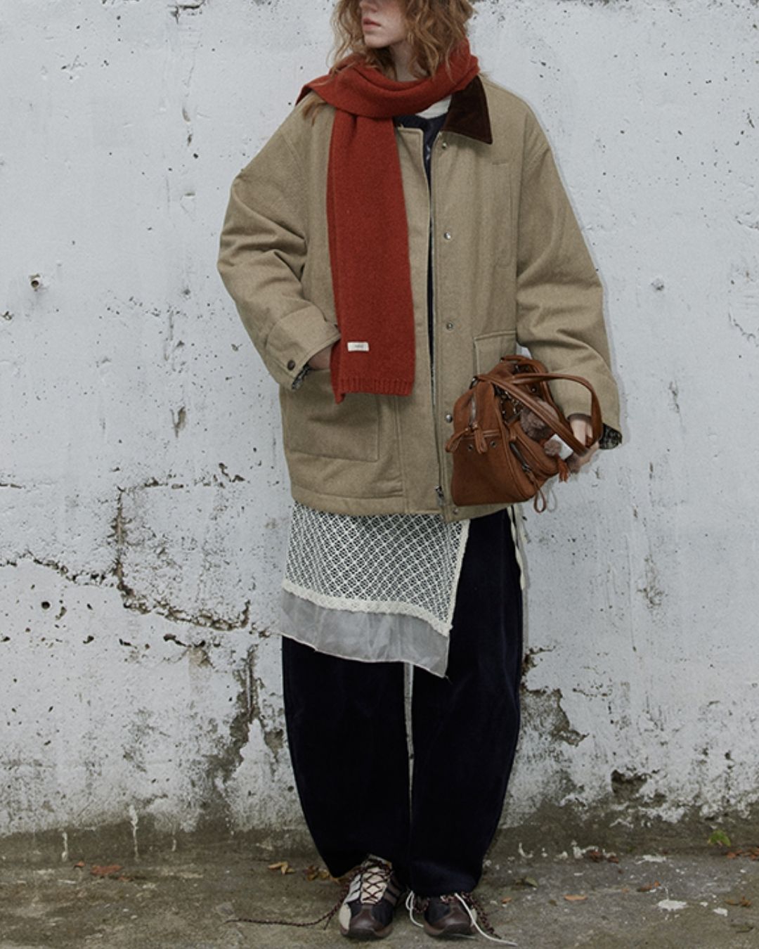 Corduroy Curve Pants　PT024