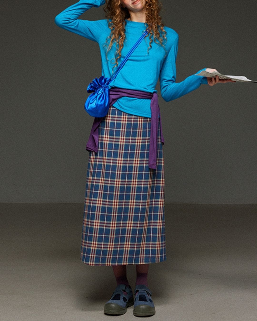 Boat Neck Slim Fit T-shirt　LT012