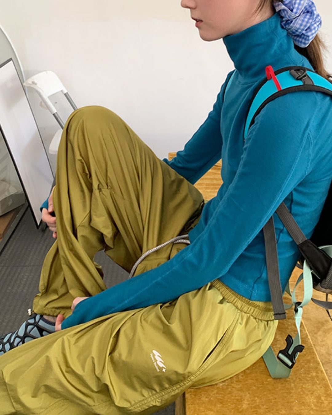 Drawcord Hem Outdoor Pants　PT041