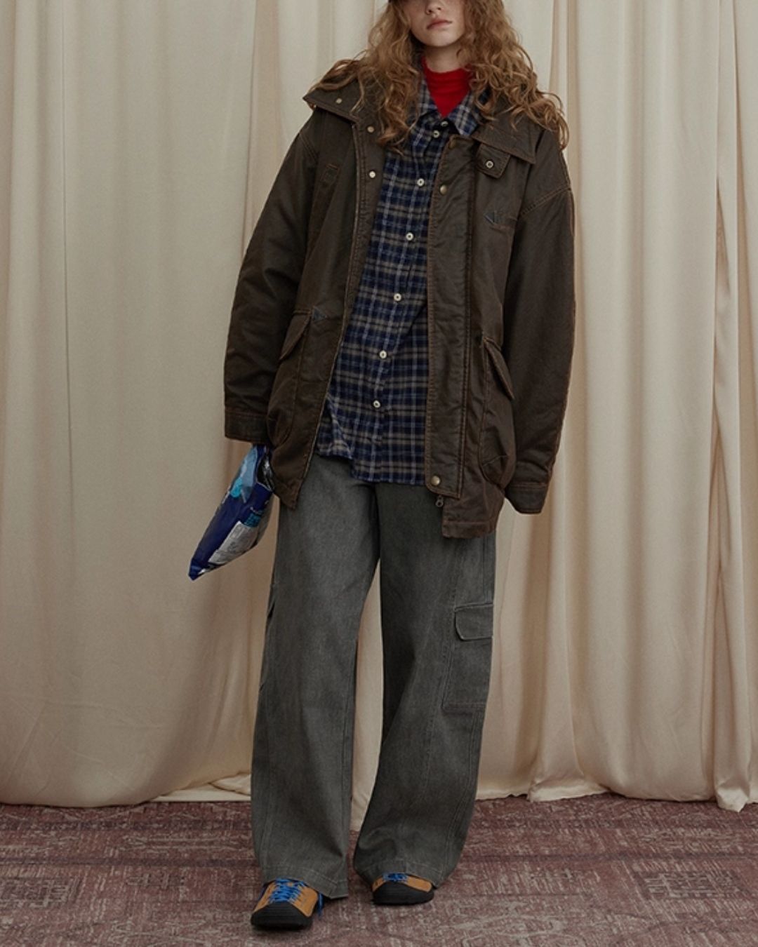 Work Denim Wide Pants　DP008