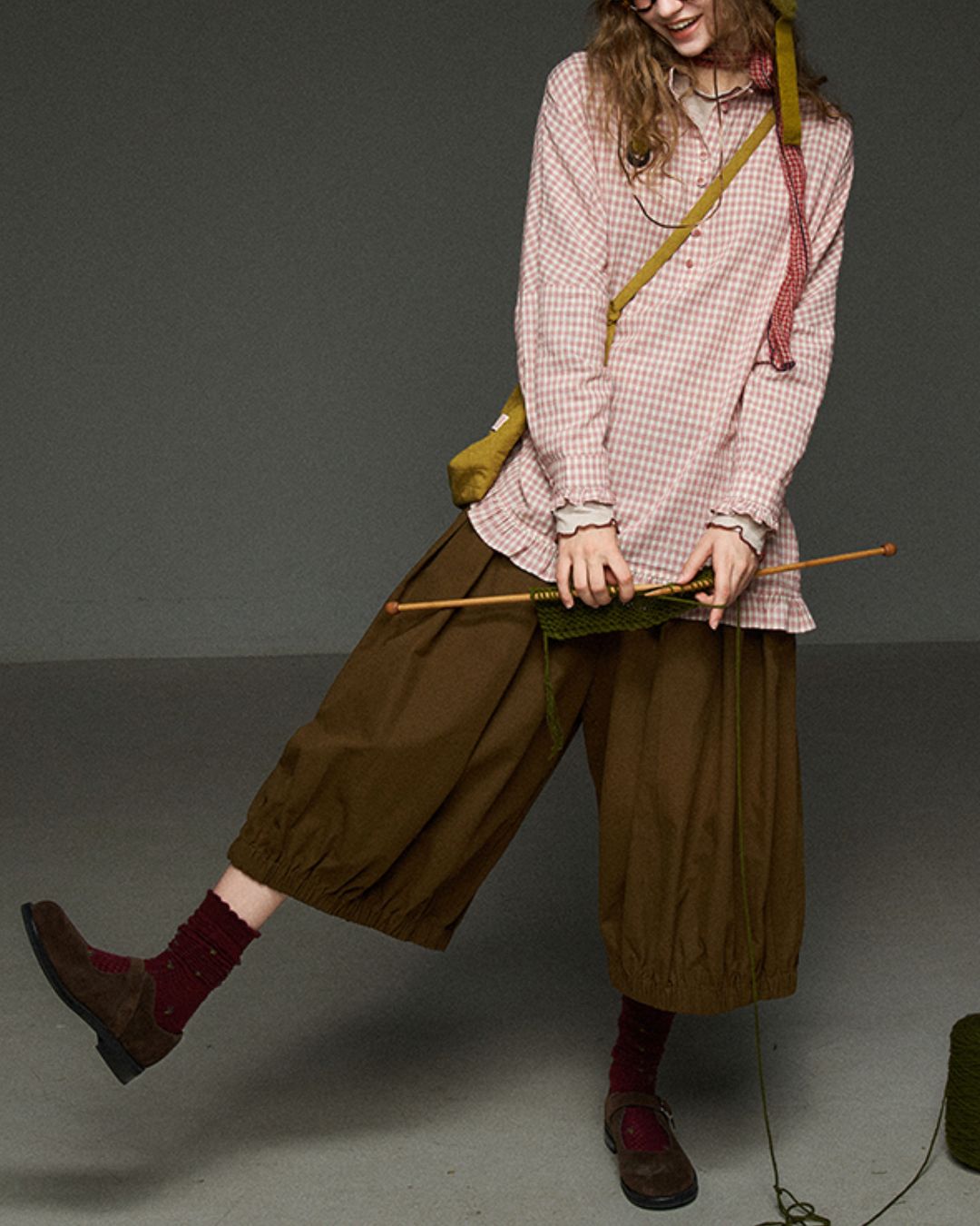 Cropped Pumpkin Pants　PT014