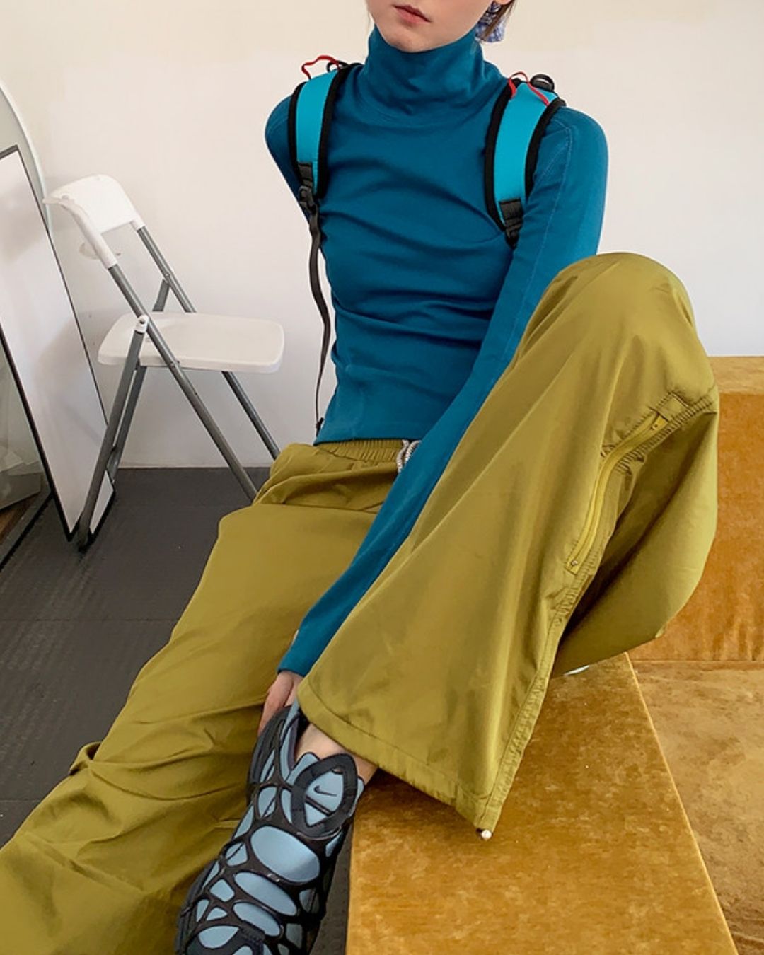 Drawcord Hem Outdoor Pants　PT041