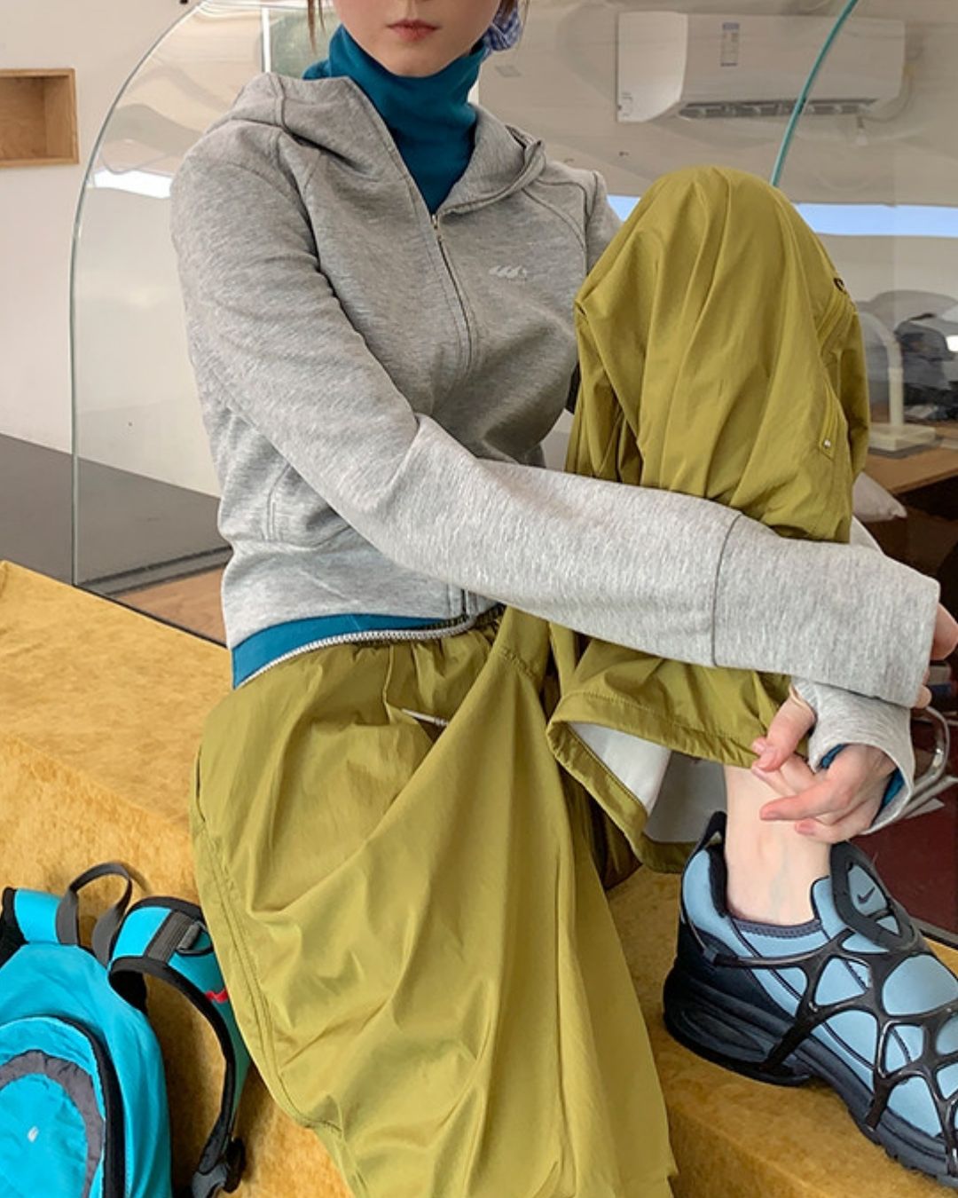 Drawcord Hem Outdoor Pants　PT041