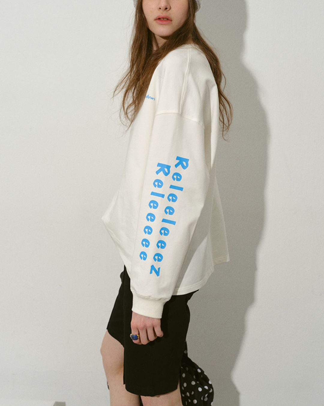 Relaxed Arm Print T-shirt　LT026