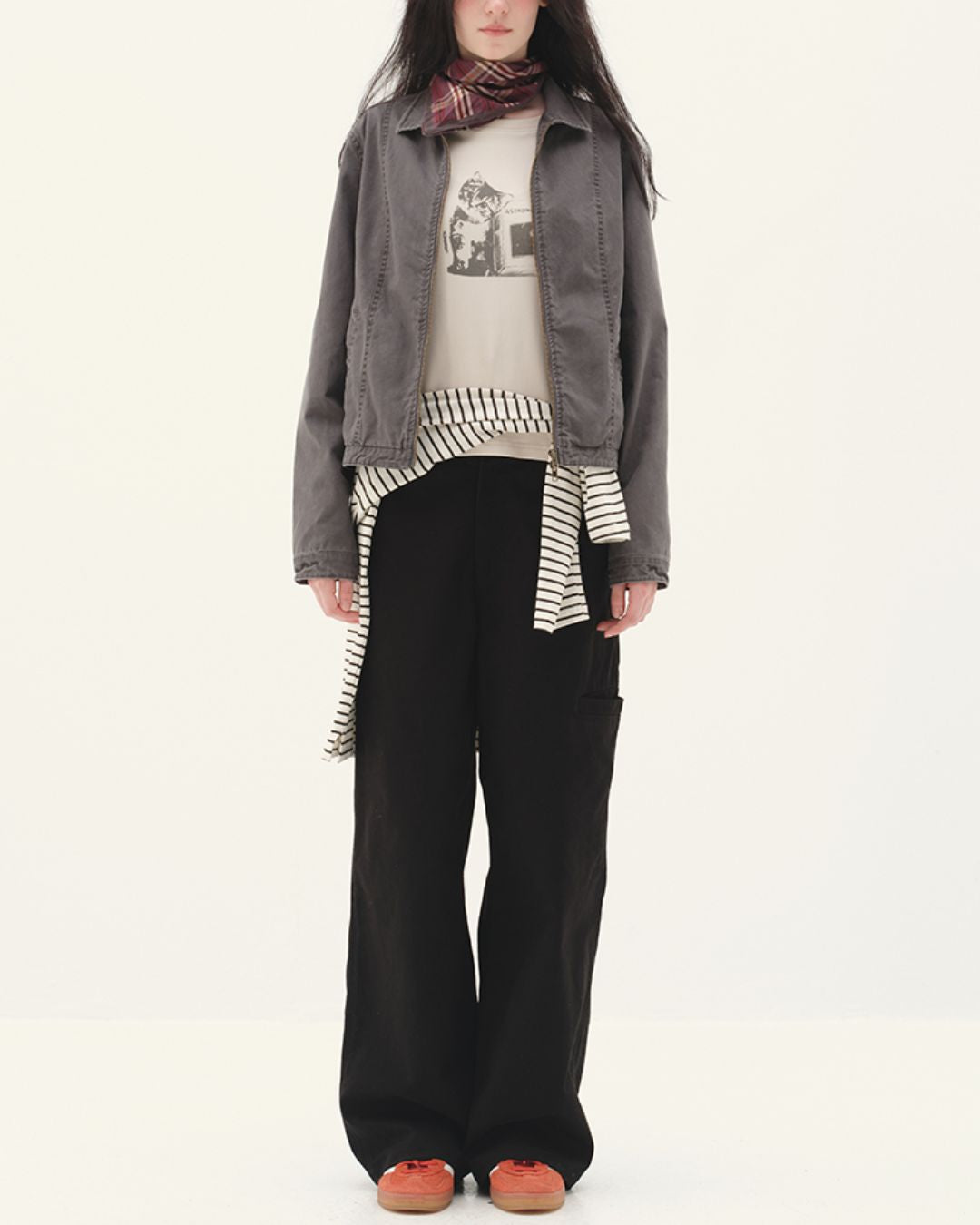 Washed Color Cotton Jacket　JK005