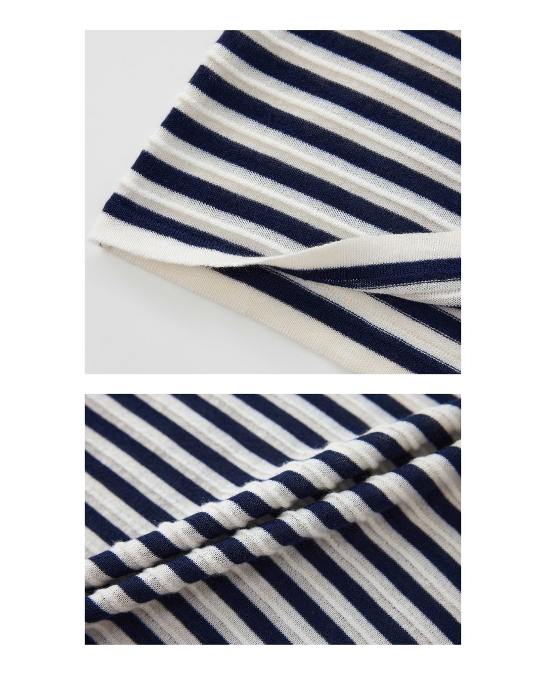 Striped Knit T-shirt　KN018