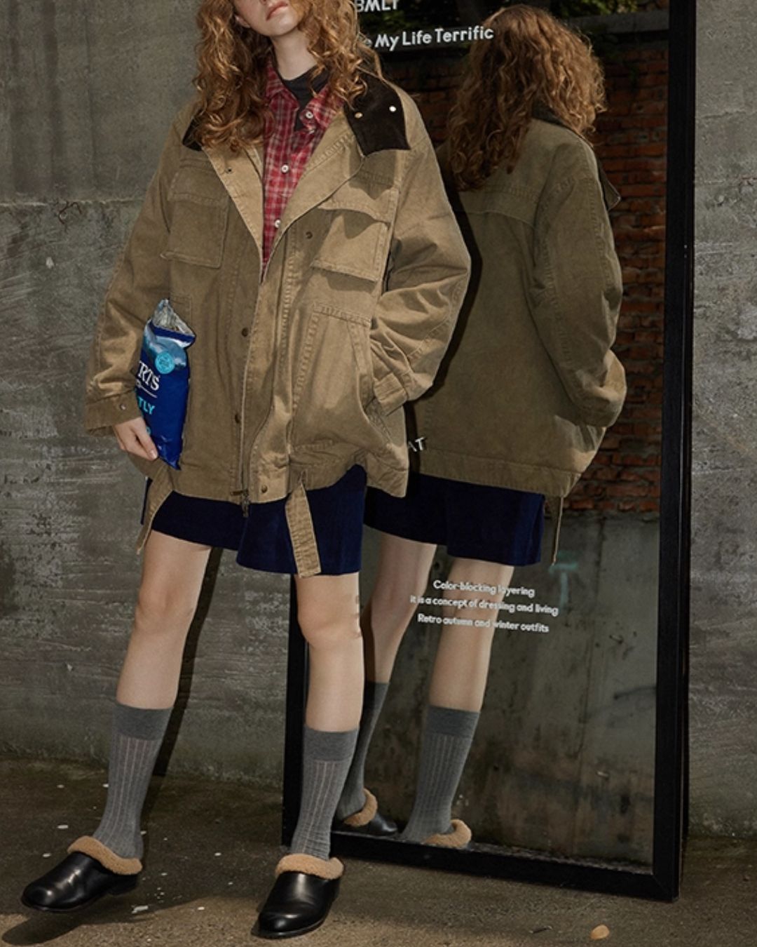 Washed Cotton Work Jacket　JK044