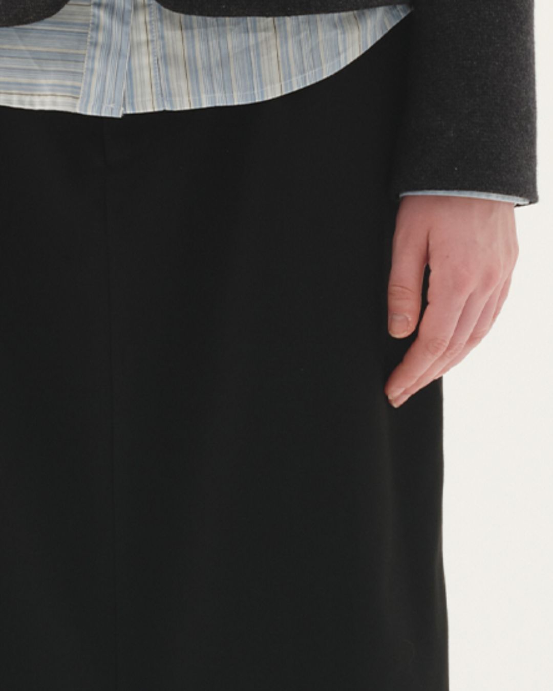 Front Slit Midi Tight Skirt　SK002