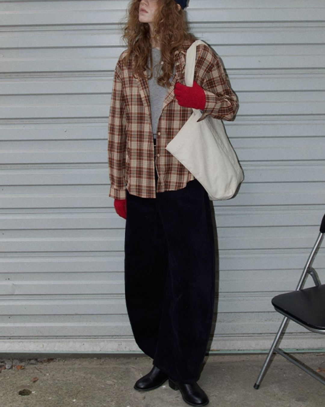 Cotton Check Shirt　LS038