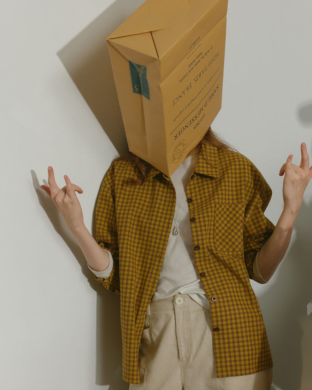 Relaxed Check Shirt　LS046