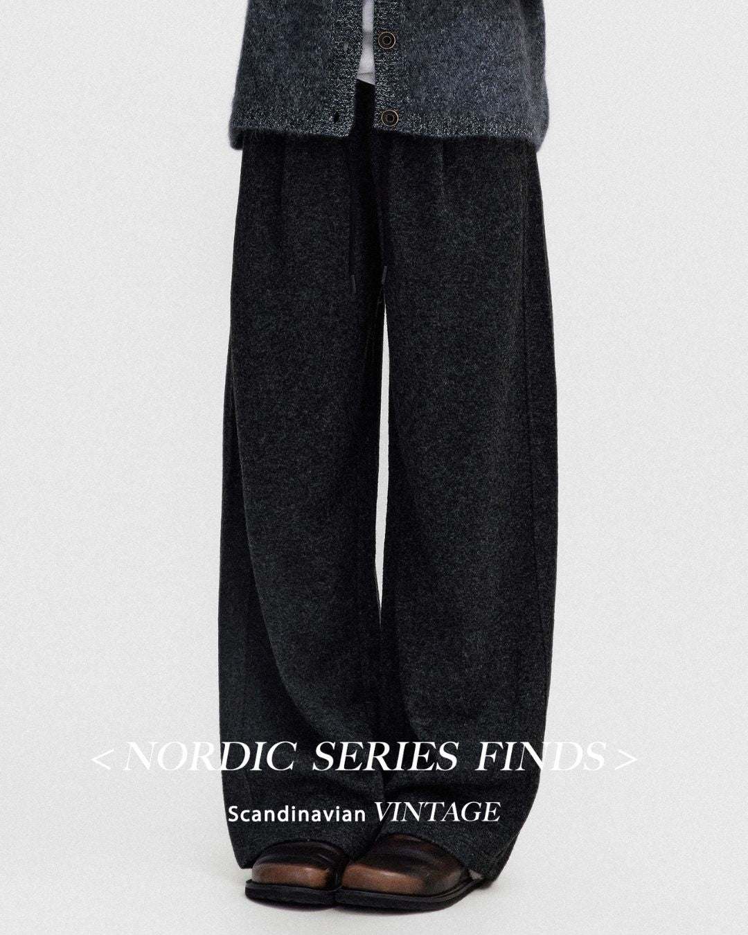 Wide Leg Relaxed Pants　PT026