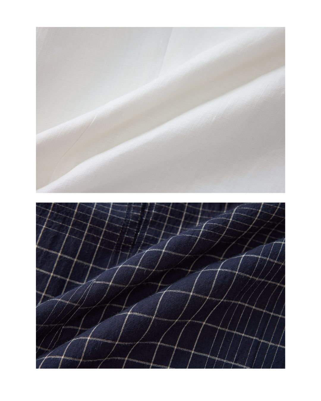 Open Collar Long Sleeve Shirt　LS012