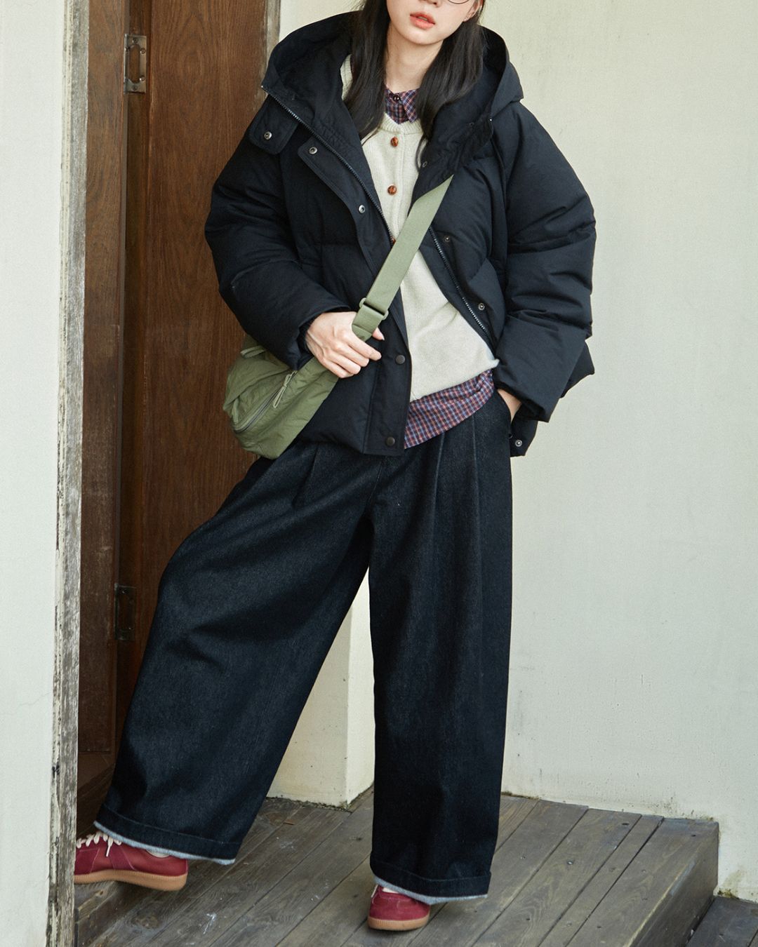 Casual Hooded Down Jacket　JK063