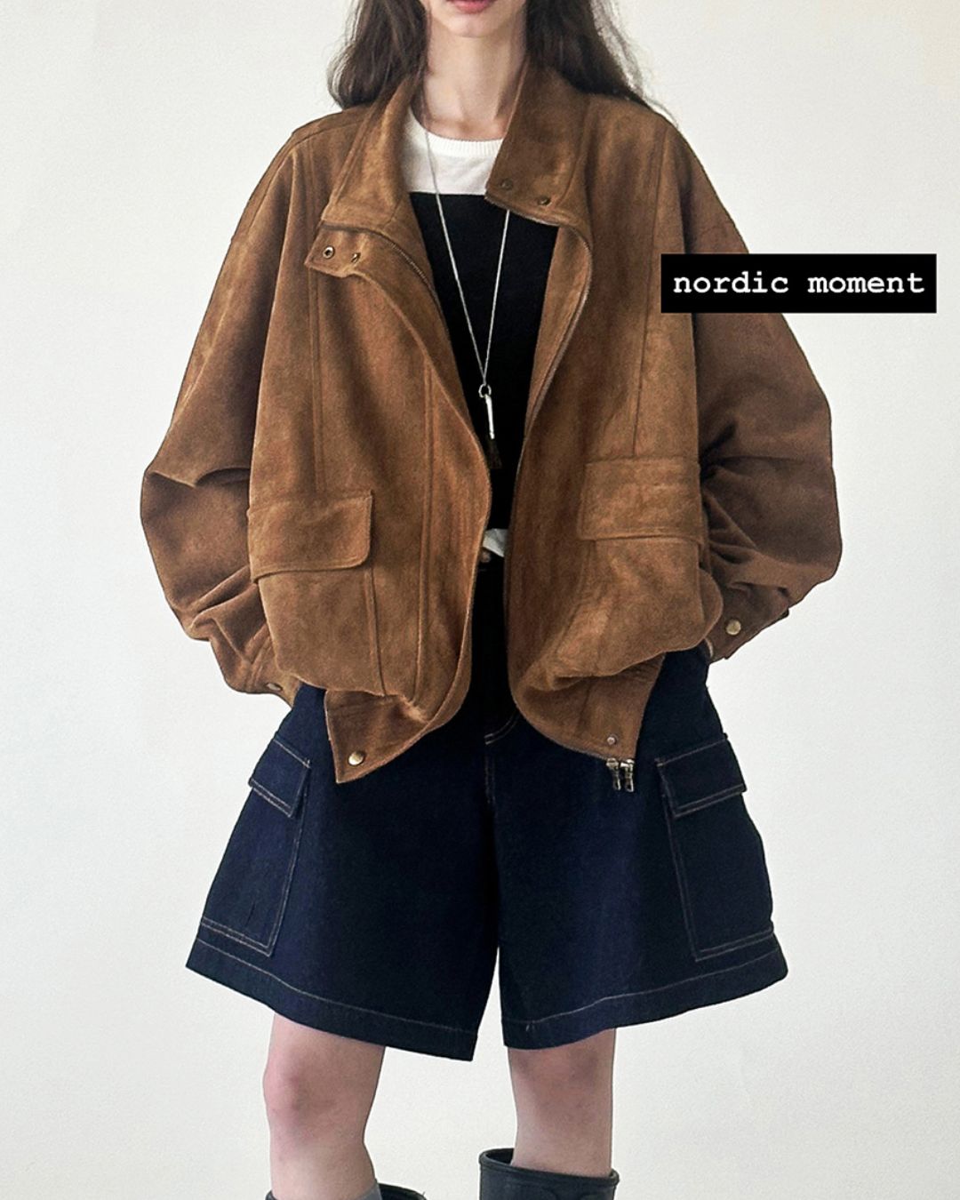 Suede Retro Jacket　JK019