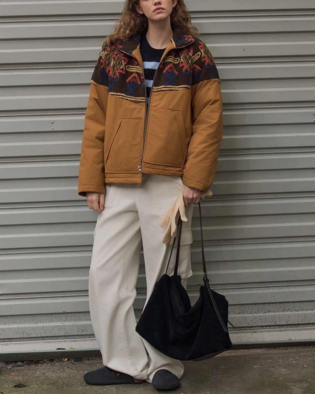 Casual Stand Collar Padded Jacket　JK049