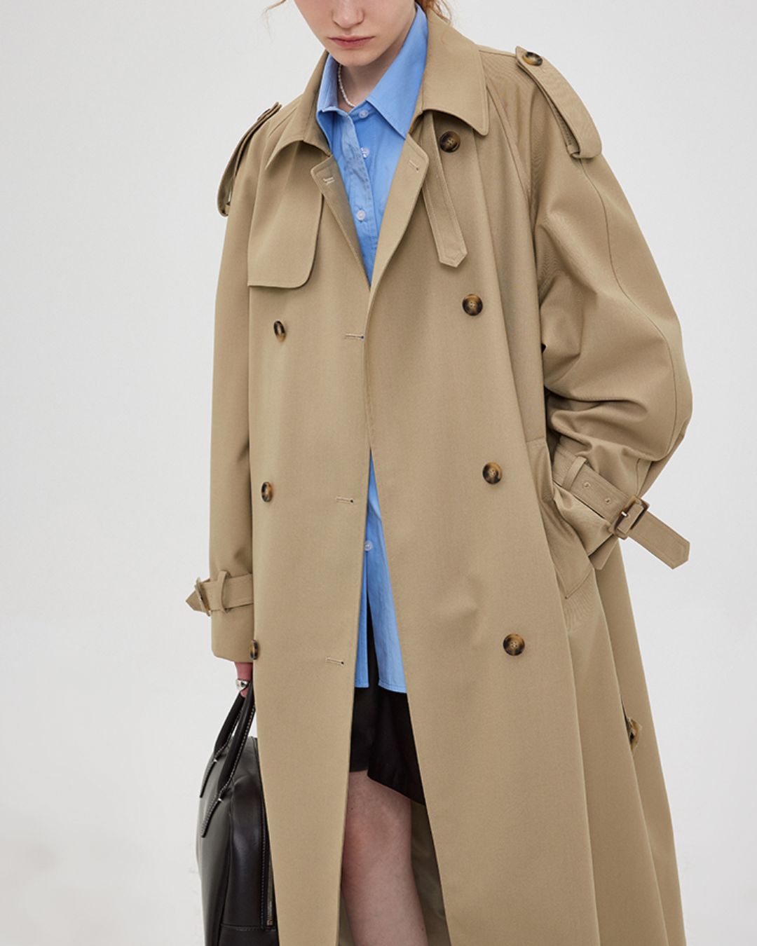 Double-breasted Trench Coat　CT006