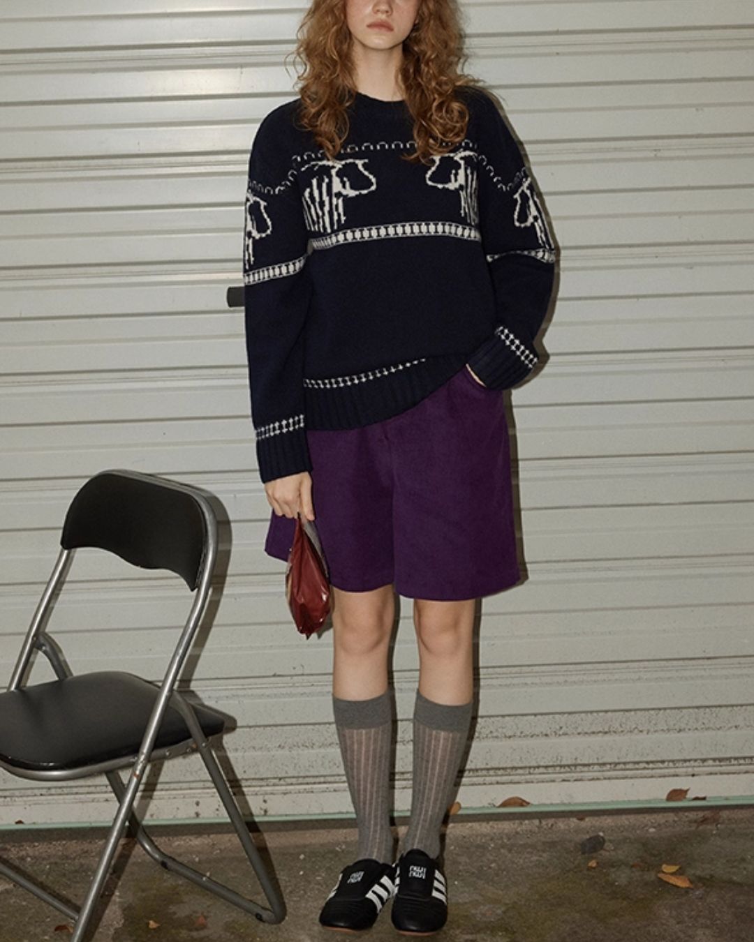 Wool Fair Isle Sweater　KN044