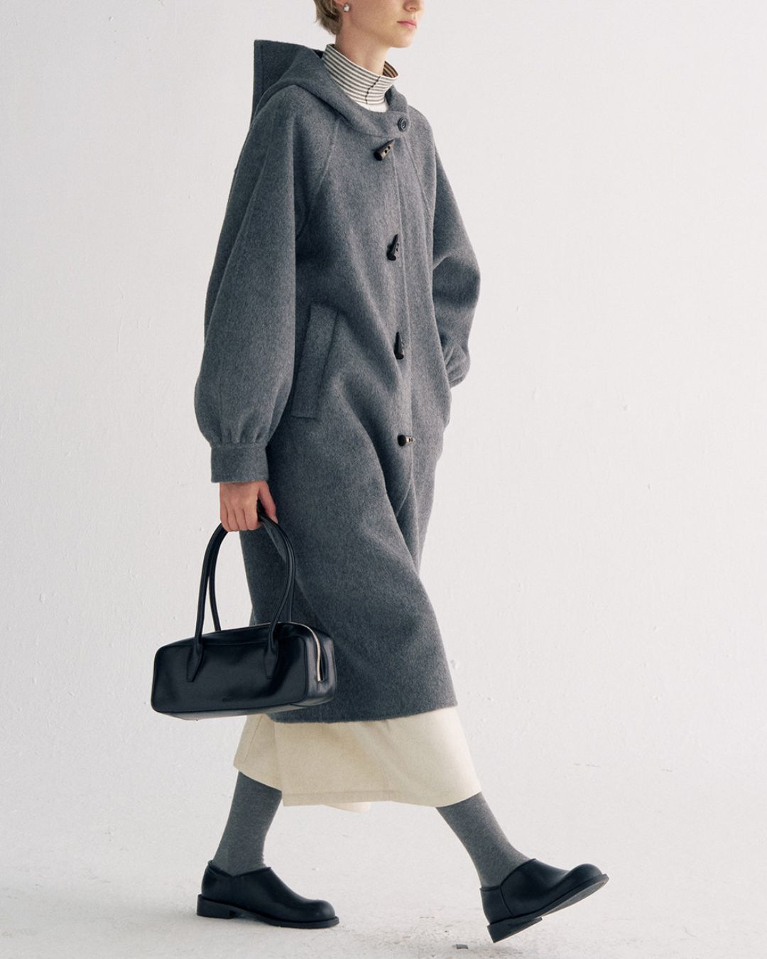 Double-faced Duffle Long Coat　CT030