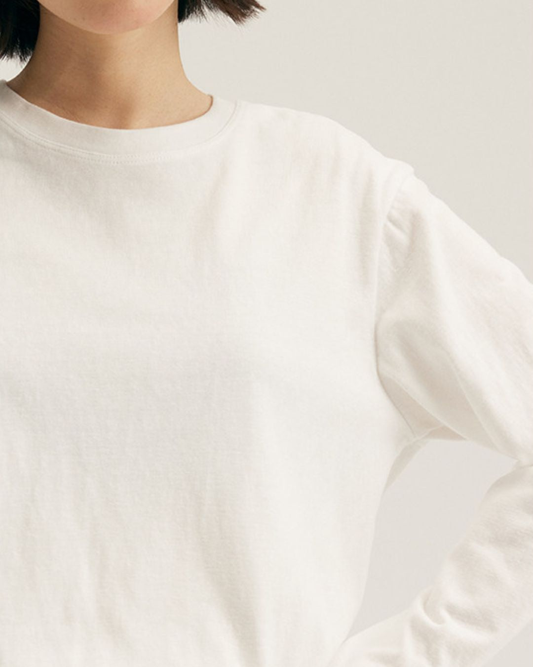 Waist Gathered Lace Frill T-shirt　LT023