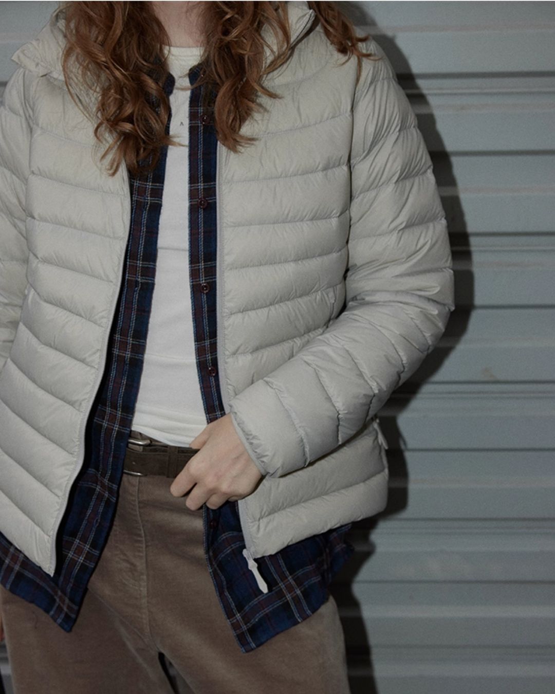 Lightweight Hooded Down Jacket　JK053