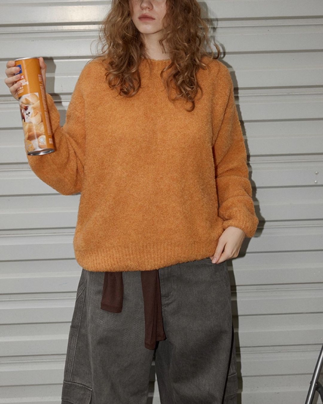 Wool Crew Neck Sweater　KN046