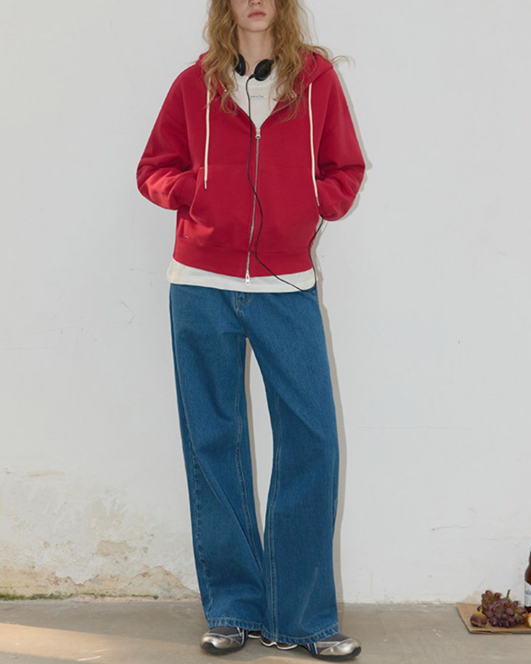 Basic Cotton Brushed Lining Hoodie　HD005