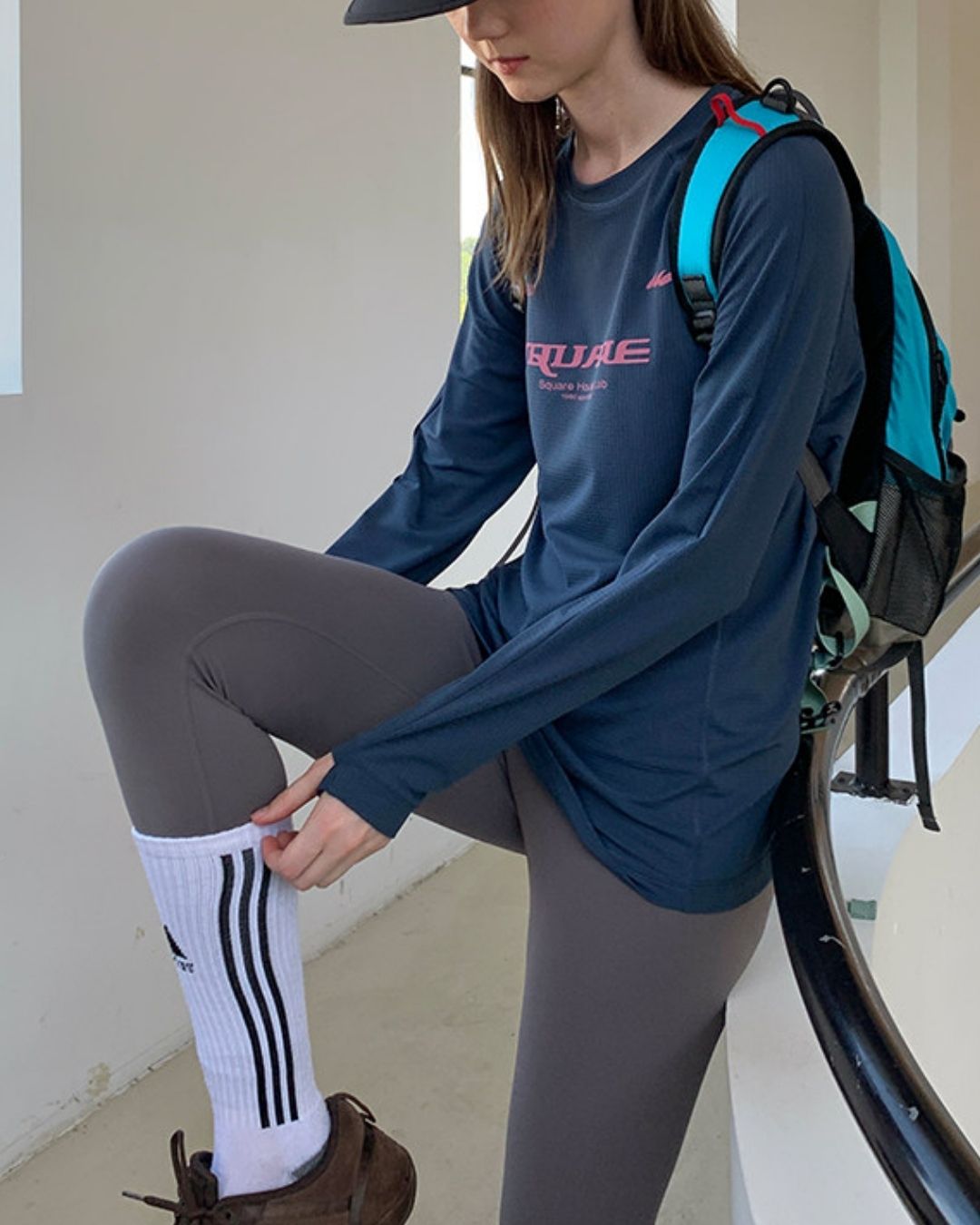 High Waist Fitness Leggings Pants　PT040