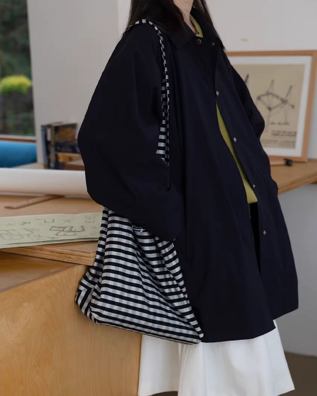 Water-repellent Single-breasted Coat　CT033