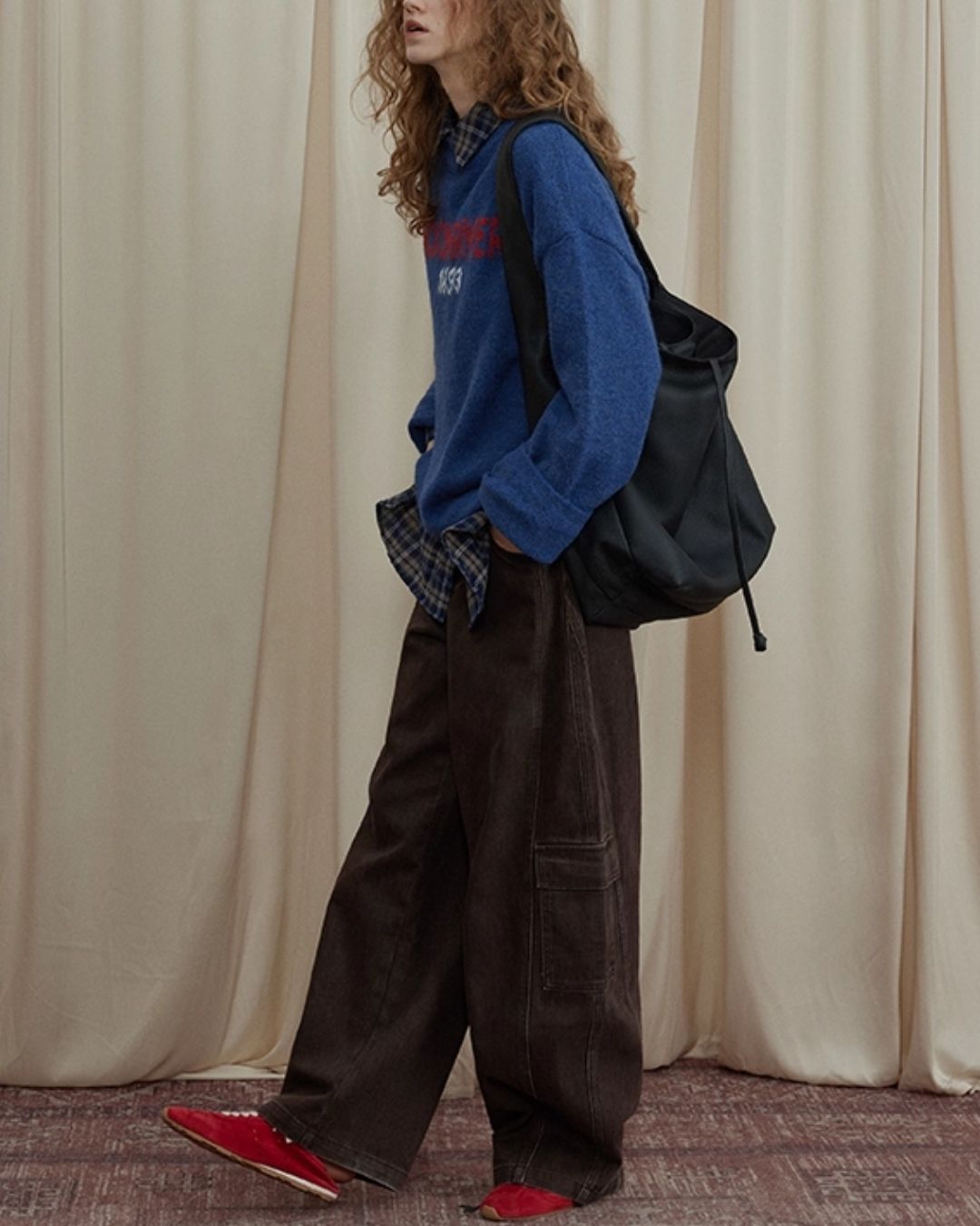 Work Denim Wide Pants　DP008