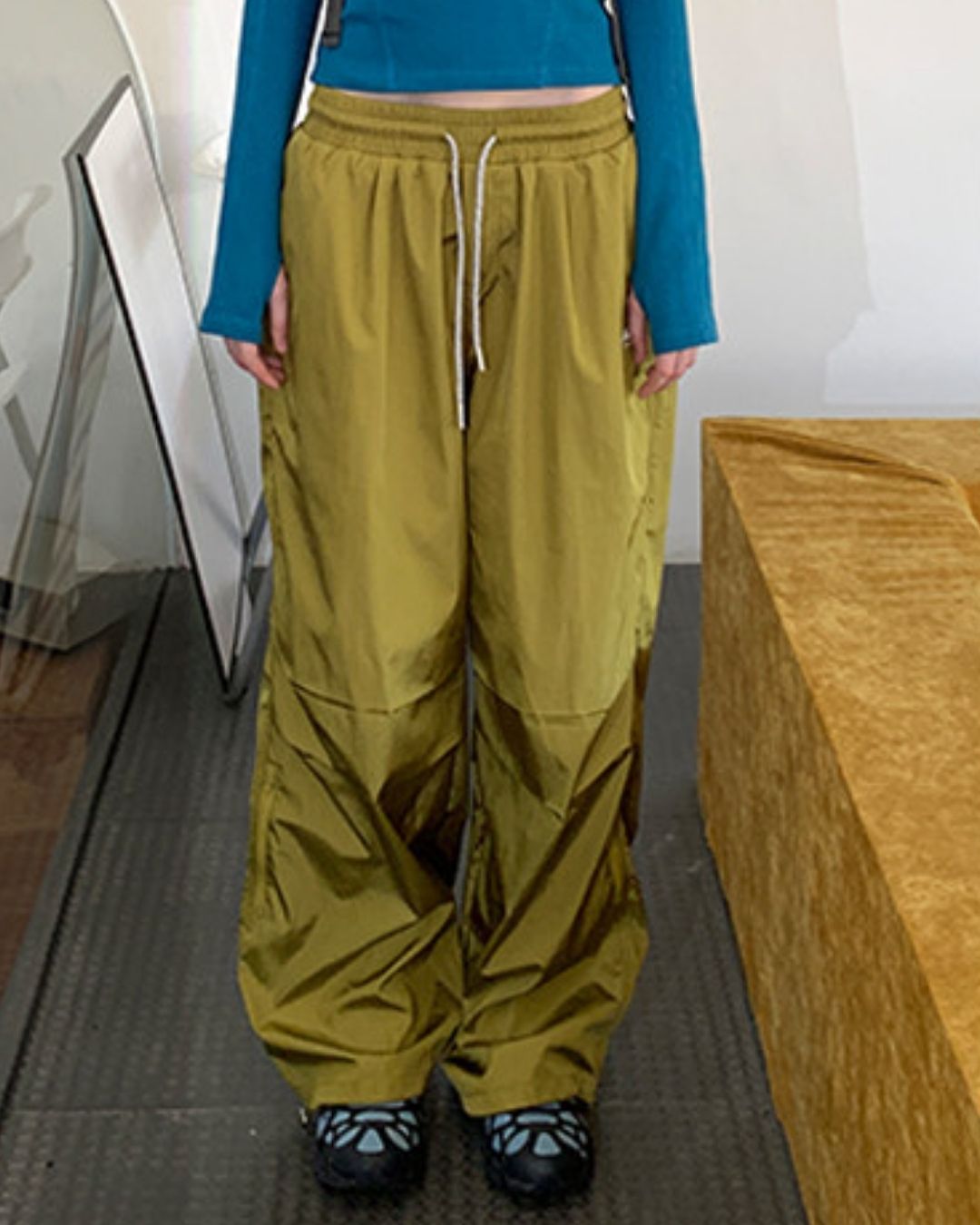 Drawcord Hem Outdoor Pants　PT041