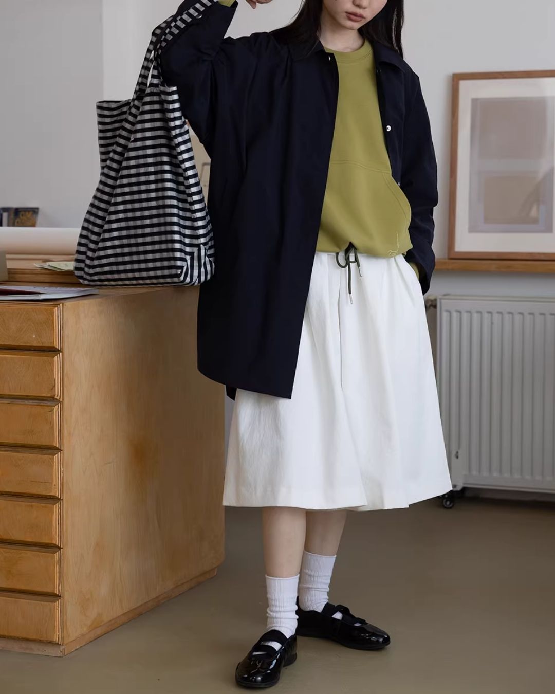 Water-repellent Single-breasted Coat　CT033