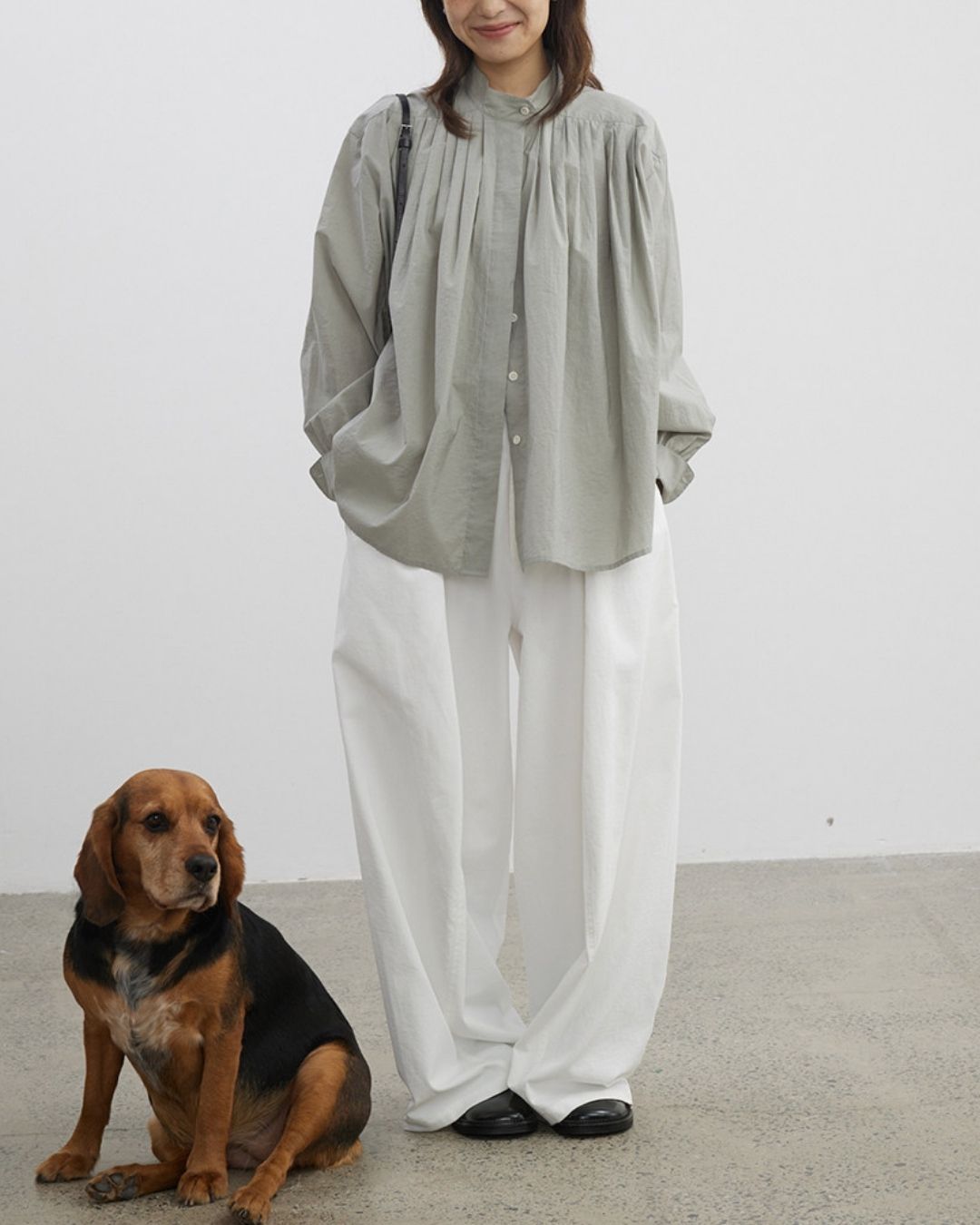 Relaxed Drape Pants　PT046