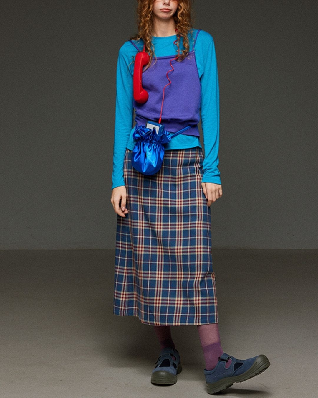 Boat Neck Slim Fit T-shirt　LT012