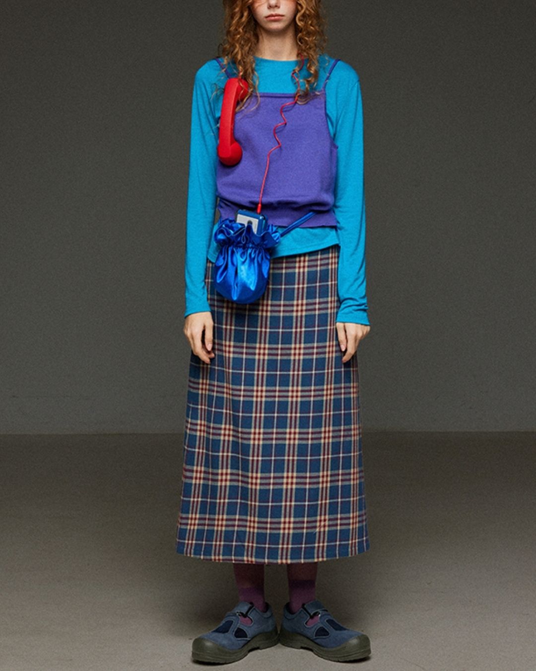 Boat Neck Slim Fit T-shirt　LT012