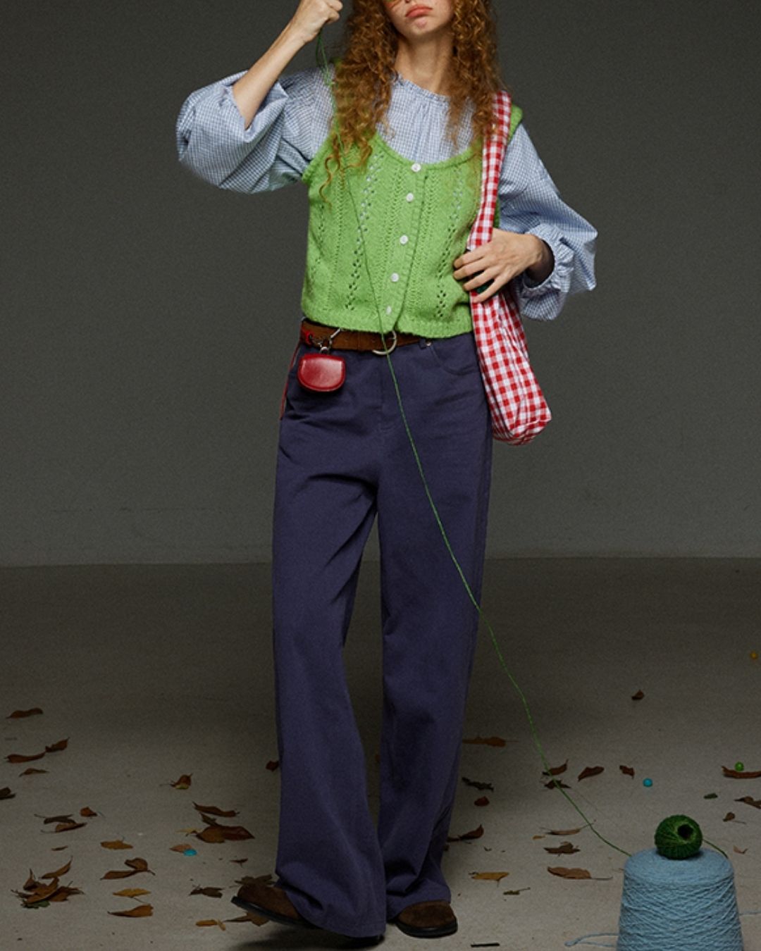 Puff Sleeve Shirt Pullover　LS030