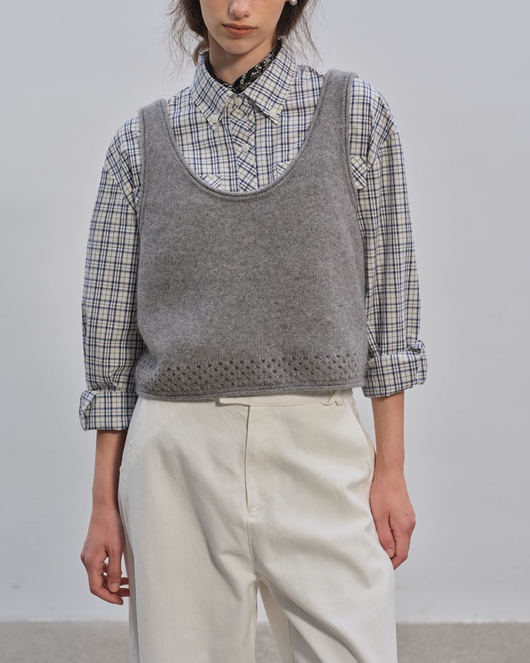 Front And Back 2-way Knit Vest　VT003