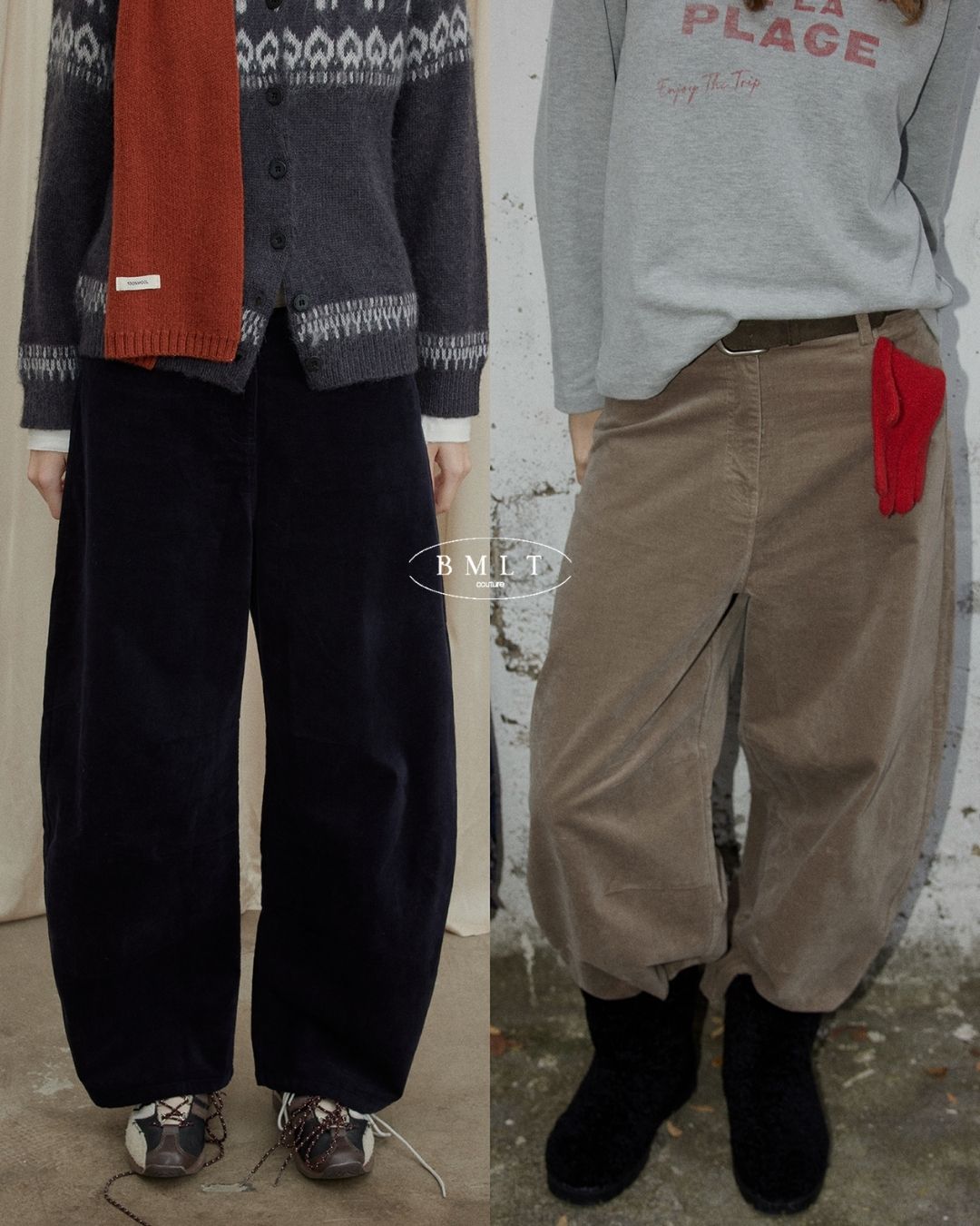 Corduroy Curve Pants　PT024