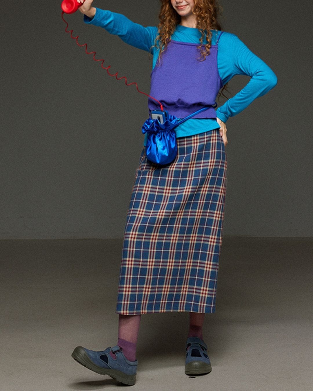 Boat Neck Slim Fit T-shirt　LT012