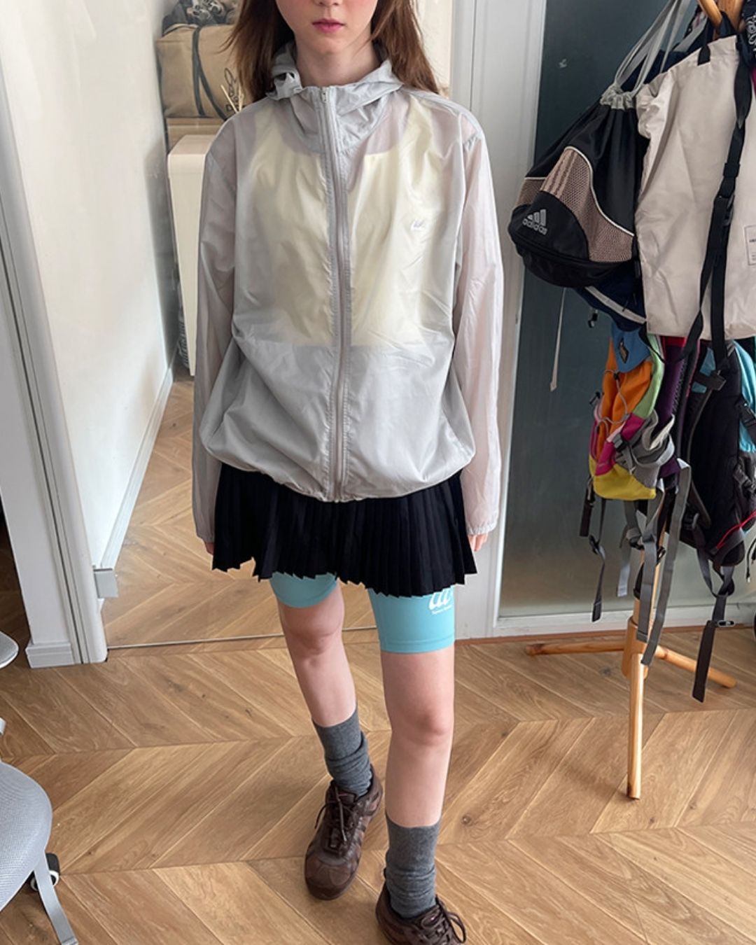 High-waisted Above-the-knee Fitness Pants　SP003