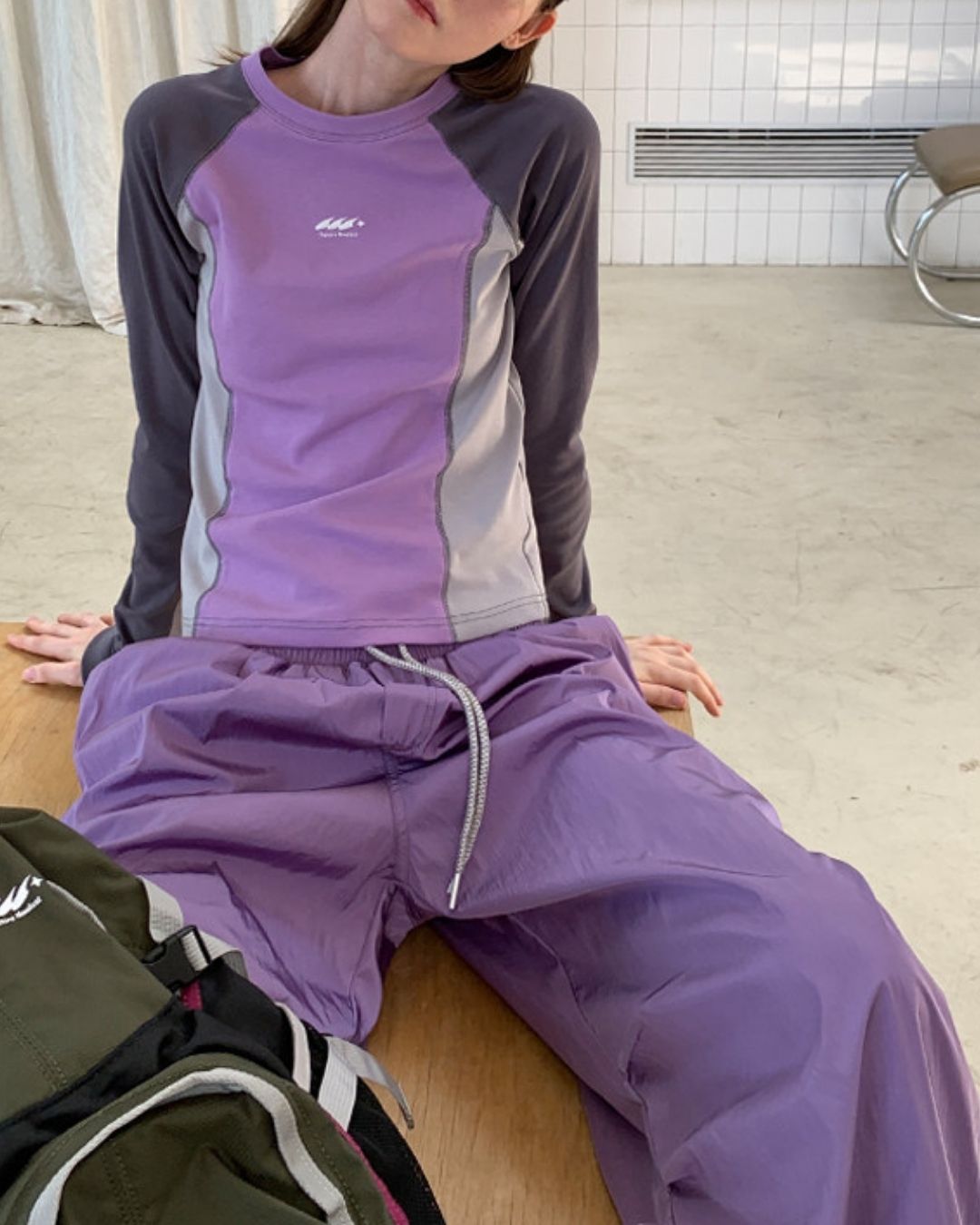 Drawcord Hem Outdoor Pants　PT041