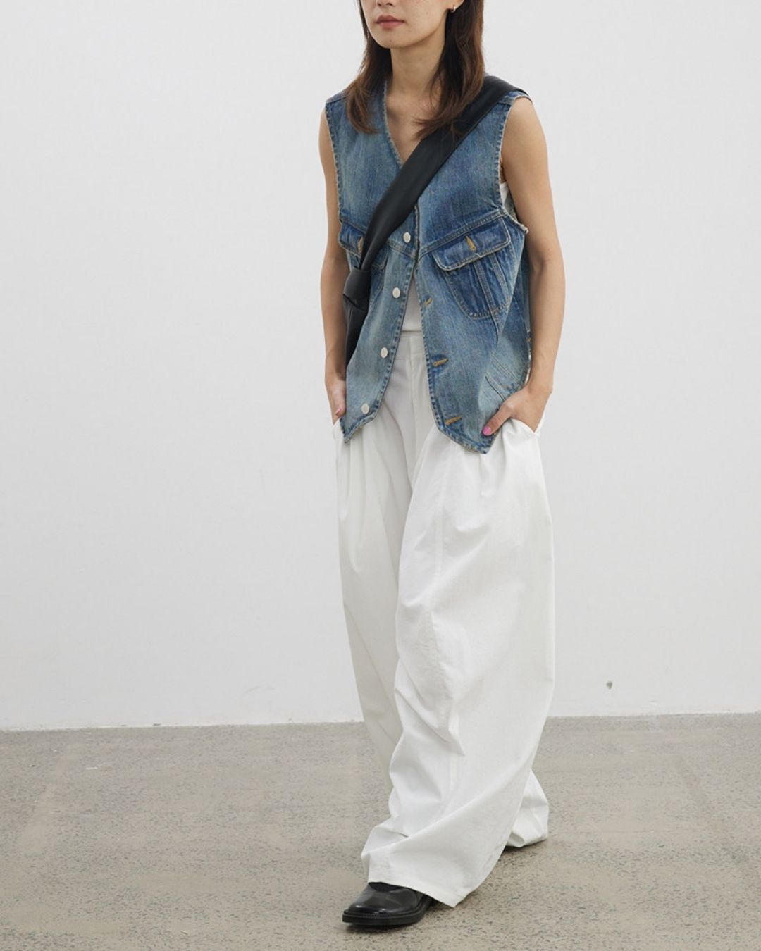 Relaxed Drape Pants　PT046