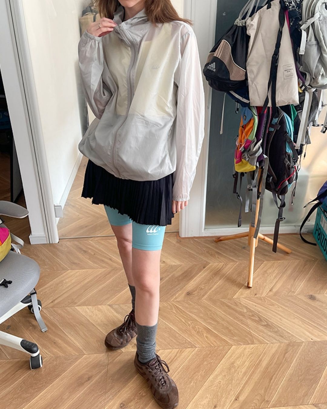 High-waisted Above-the-knee Fitness Pants　SP003