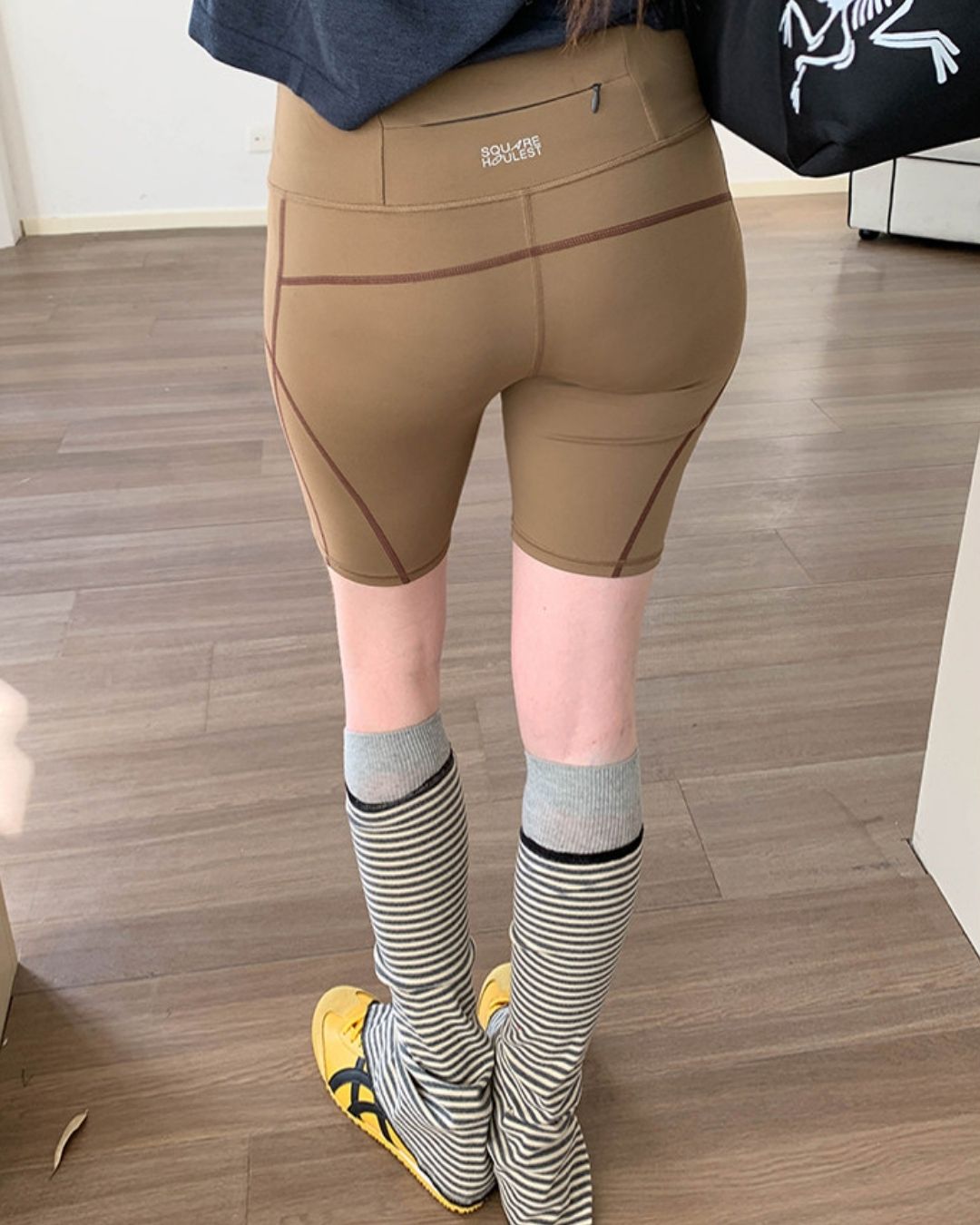 Color Block Fitness Shorts　SP002