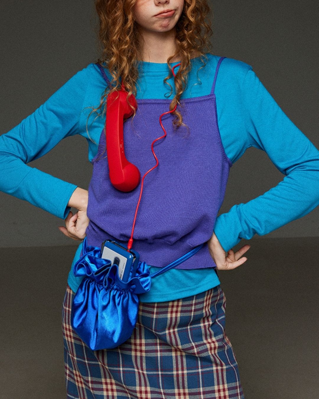 Boat Neck Slim Fit T-shirt　LT012