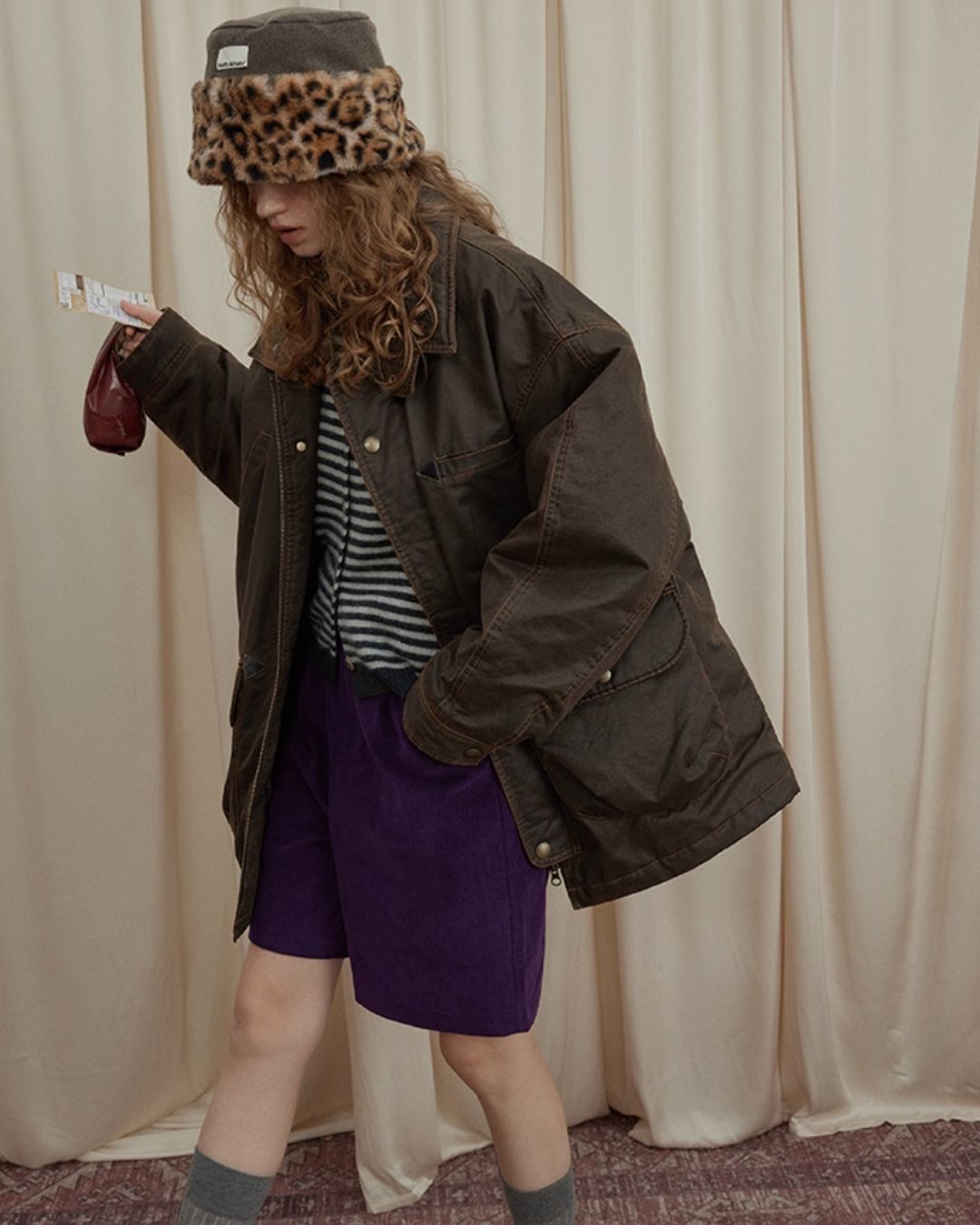 Retro Padded Work Jacket　JK046