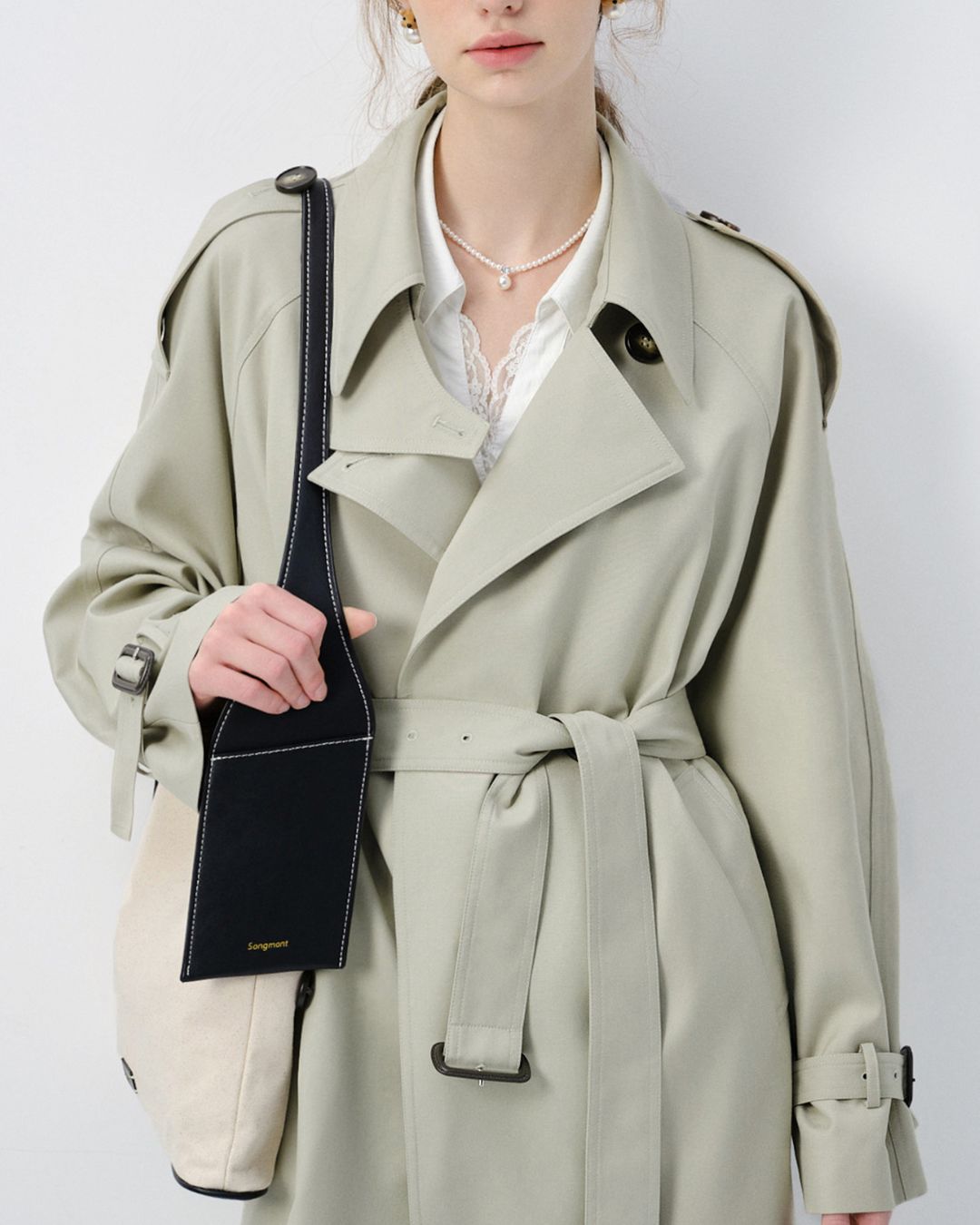 Napoleon Collar Trench Coat　CT009