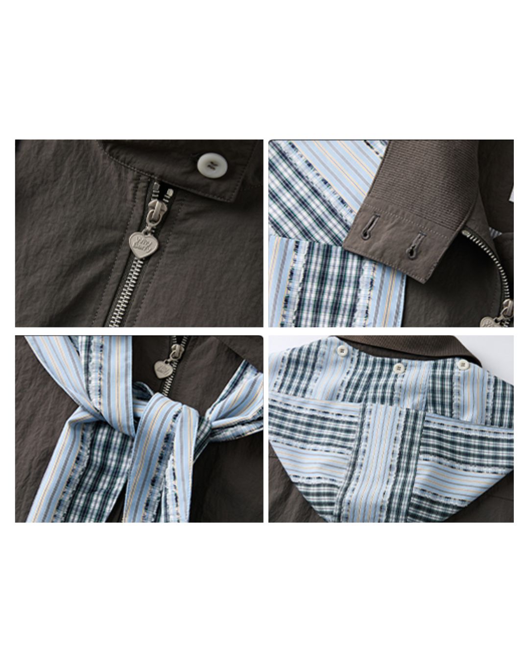 Detachable Hood Stand-collar Jacket　JK030