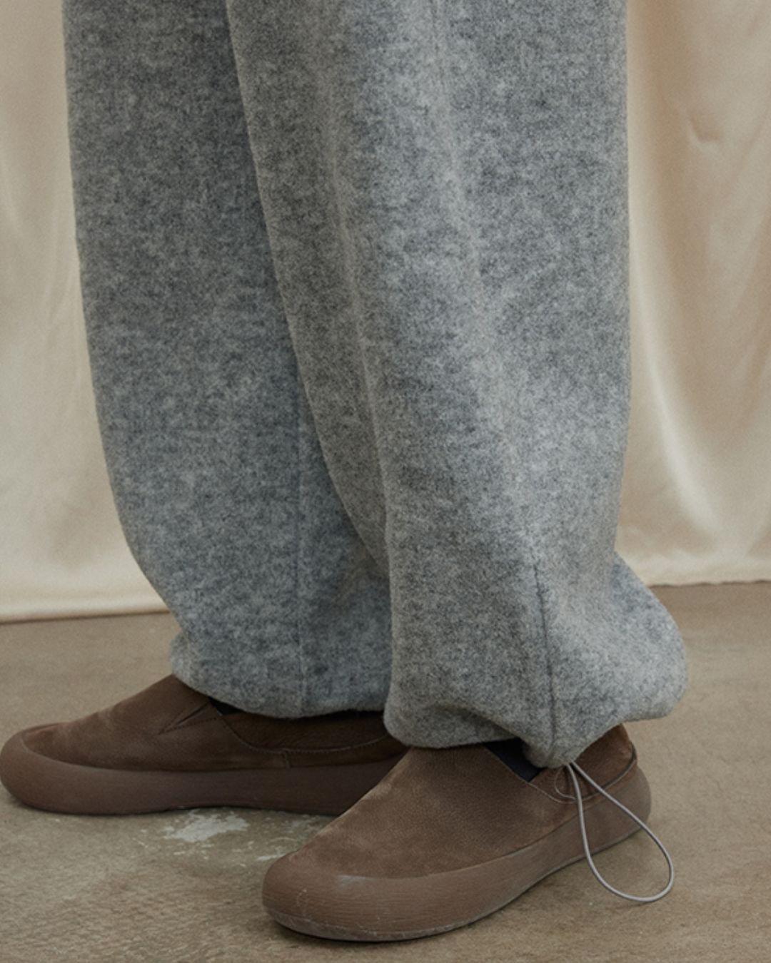 Drawstring Wool Casual Pants　PT023